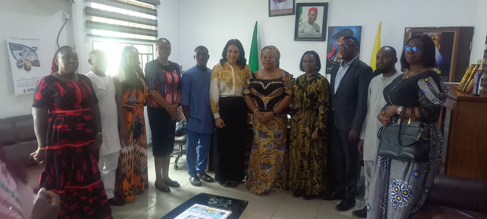 COOUTH CMD RECEIVES JNC INTERNATIONAL DELEGATION ON COURTESY VISIT