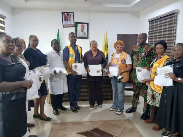 DR. UMEAKUEWULU RECEIVES LIONS CLUB INTERNATIONAL, SEEKS STRONGER COLLABORATION IN PEDIATRICS CARE