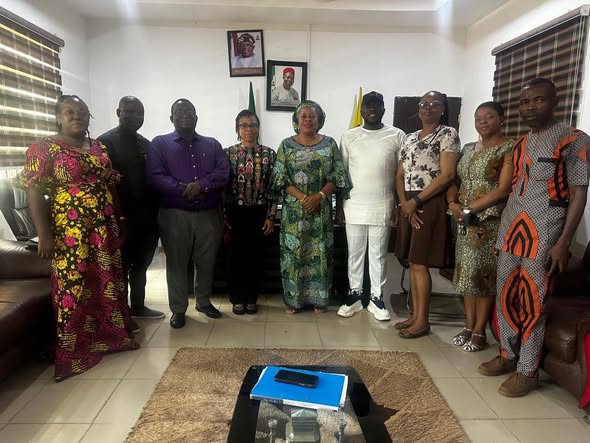 DR. UMEAKUEWULU RECEIVES REPRESENTATIVES OF NIGERIA SOCIAL INSURANCE TRUST FUND ON A COURTESY VISIT