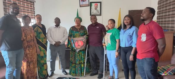 DR. UMEAKUEWULU RECEIVES PHYSIOTHERAPY DEPARTMENT ON COURTESY VISIT