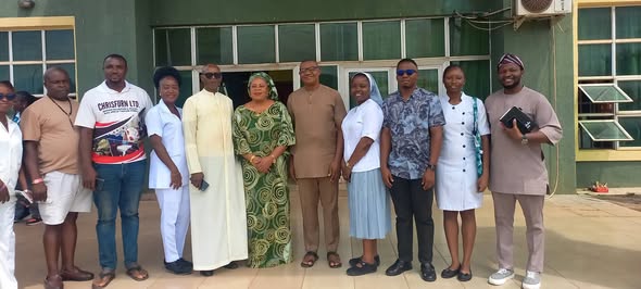 DR. UMEAKUEWULU RECEIVES DIVINE MERCY CATHOLIC CHAPLAINCY, CALLS FOR STRONGER PARTNERSHIP